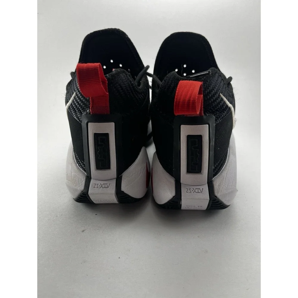 Nike LeBron 19 Low Men's 7.5 Basketball Shoes Black White Red
